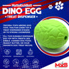 SodaPup Dinosaur Egg Durable Rubber Chew Toy & Treat Dispenser