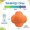 SodaPup Crazy Bounce Ultra Durable Rubber Chew & Retrieving Dog Toy (Orange Squeeze - Large)