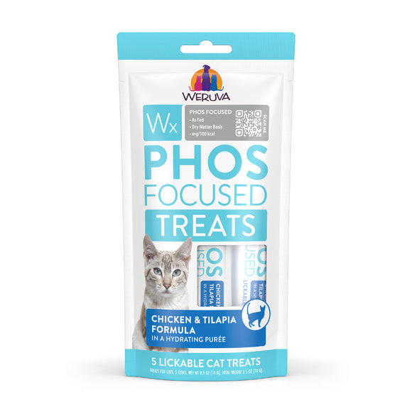 Weruva Wx Phos Focused Lickable Chicken & Tilapia Cat Treat