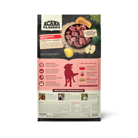 ACANA Classics, Beef and Barley Recipe Dry Dog Food