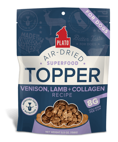 Plato Venison, Lamb & Collagen Food Topper Recipe For Dogs