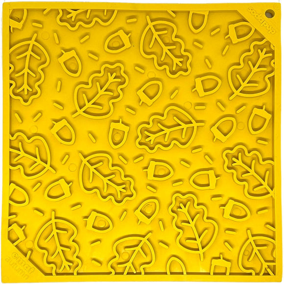 SodaPup Autumn Design eMat Enrichment Lick Mat