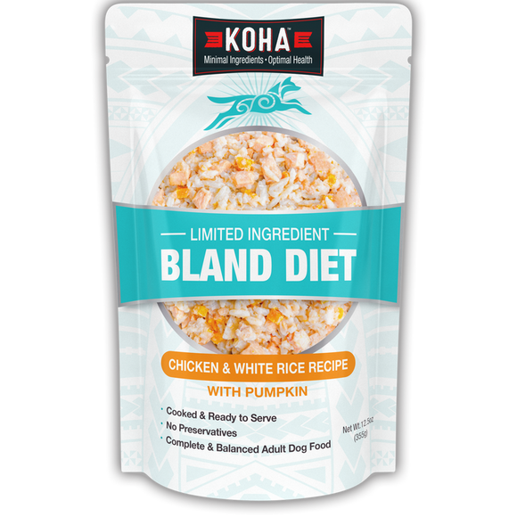 Koha Limited Ingredient Bland Diet Chicken & White Rice Recipe for Dogs