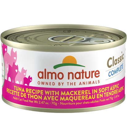 Almo Nature Classic Complete Tuna Recipe with Mackerel in soft aspic