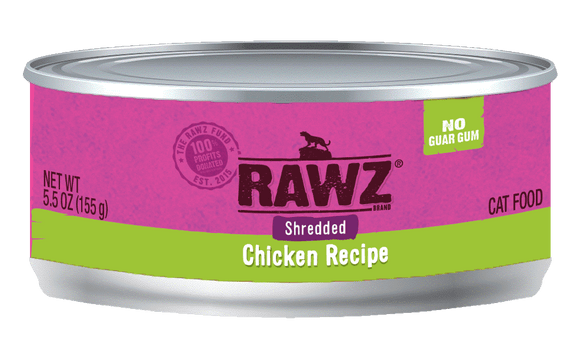 RAWZ® Shredded Chicken Cat Food Recipe (3 Oz)