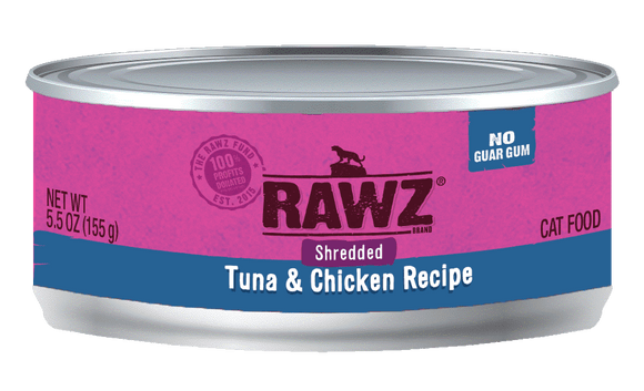 RAWZ® Shredded Tuna & Chicken Cat Food Recipe