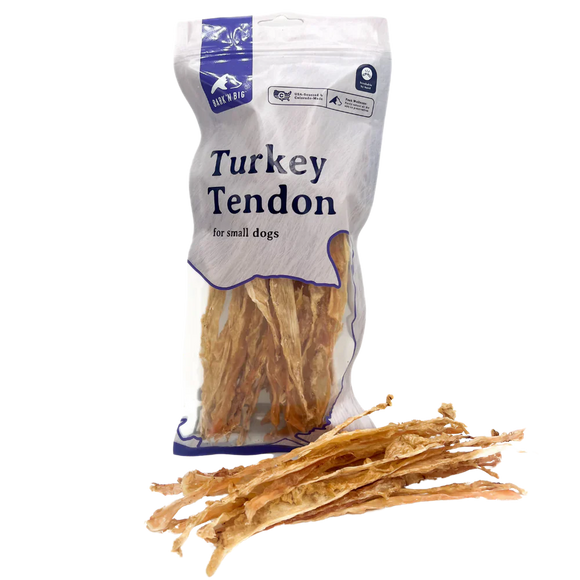 Bark 'N Big Turkey Tendons Dog Treats