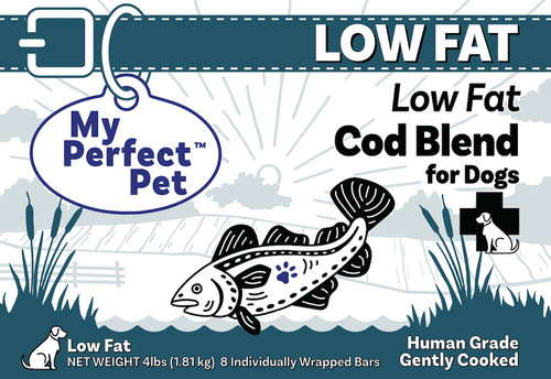 My Perfect Pet Low Fat Cod White Fish Frozen Dog Food