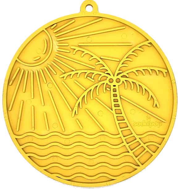 SodaPup Sun N' Sea Emat Enrichment Lick Mat With Suction Cups