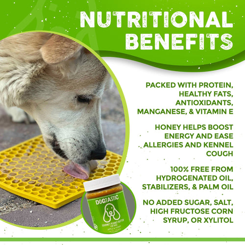 SodaPup Dogtastic Gourmet Peanut Butter for Dogs - Apple & Flax Flavor
