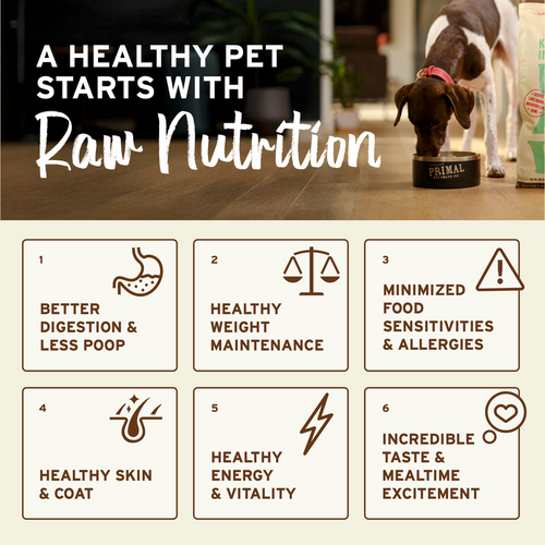 Primal Frozen Raw Scoopable Pronto Dog Food Puppy Recipe