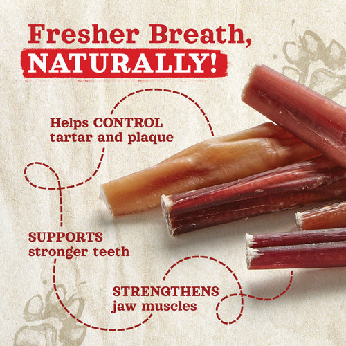 Natural Farm 6 Inch Standard Bully Sticks Dog Treats