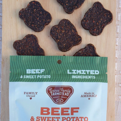 Gaines Family Farmstead Beef & Sweet Potato Fillets Dog Treats