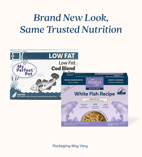 My Perfect Pet Low Fat Cod White Fish Frozen Dog Food