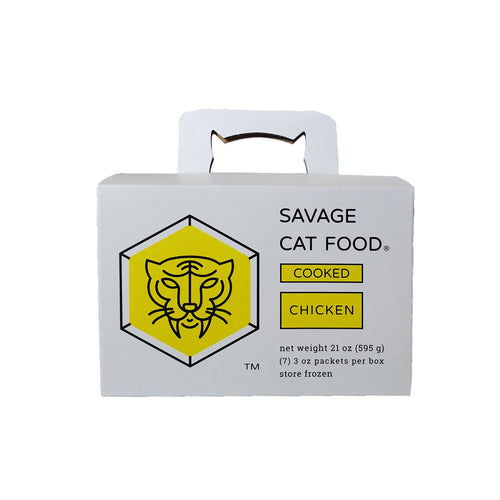 Savage Cat Food Cooked Chicken Box