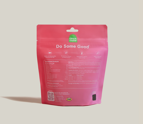 Open Farm Skin & Coat Supplement Chews for Dogs