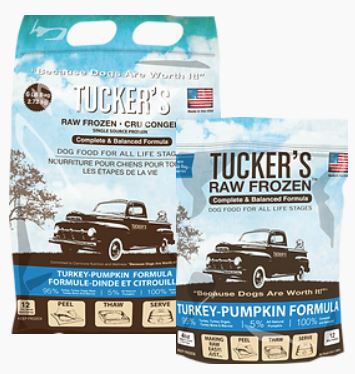 Tucker's Turkey-Pumpkin Complete and Balanced Raw Diets for Dogs (20-lb)